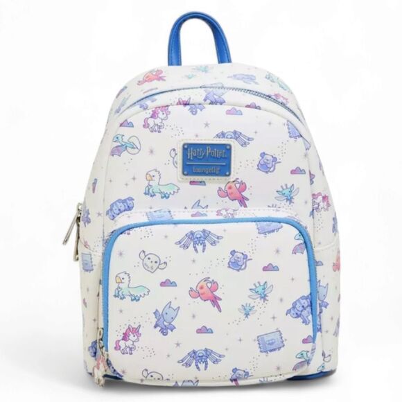 Loungefly Harry Potter Chibi Magical Creatures Mini Backpack - Picture 1 of 7